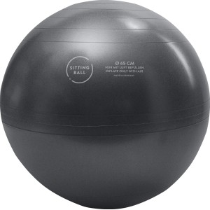 Beiger Sitting Ball Hocker Felt, 65 cm Durchmesser, ideal zum Sitzen und Relaxen.