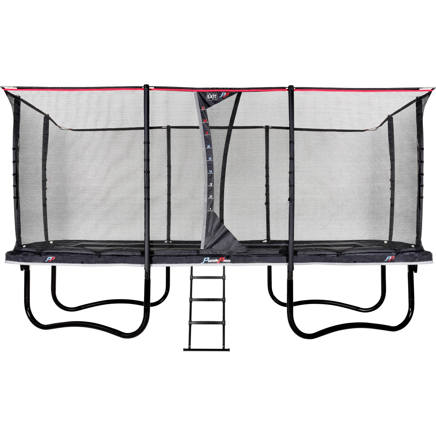 EXIT PeakPro Trampolin 305 cm x 519 cm Schwarz