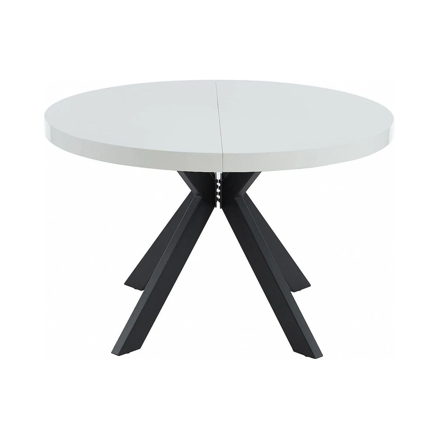 Vente-unique Esstisch Komoni Schwarz  Weiß 170 cm  220 cm  120 cm