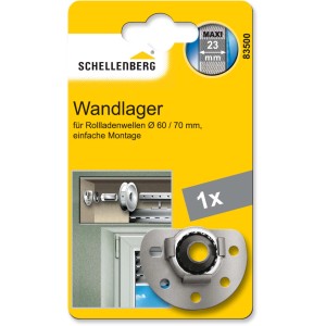 Schellenberg Rollladen Wandlager Maxi mit Kugellager für Rollladenwellen (60-70mm).