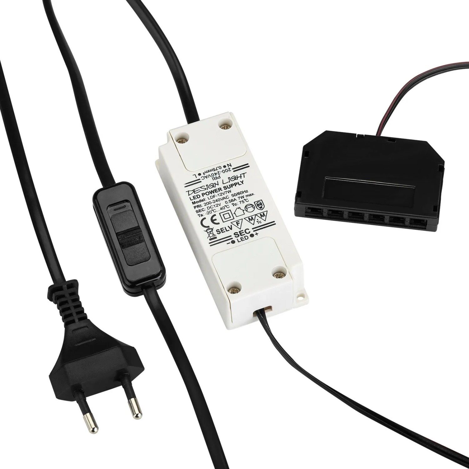 SOTECH Transformator 12V 6W mit Schiebeschalter