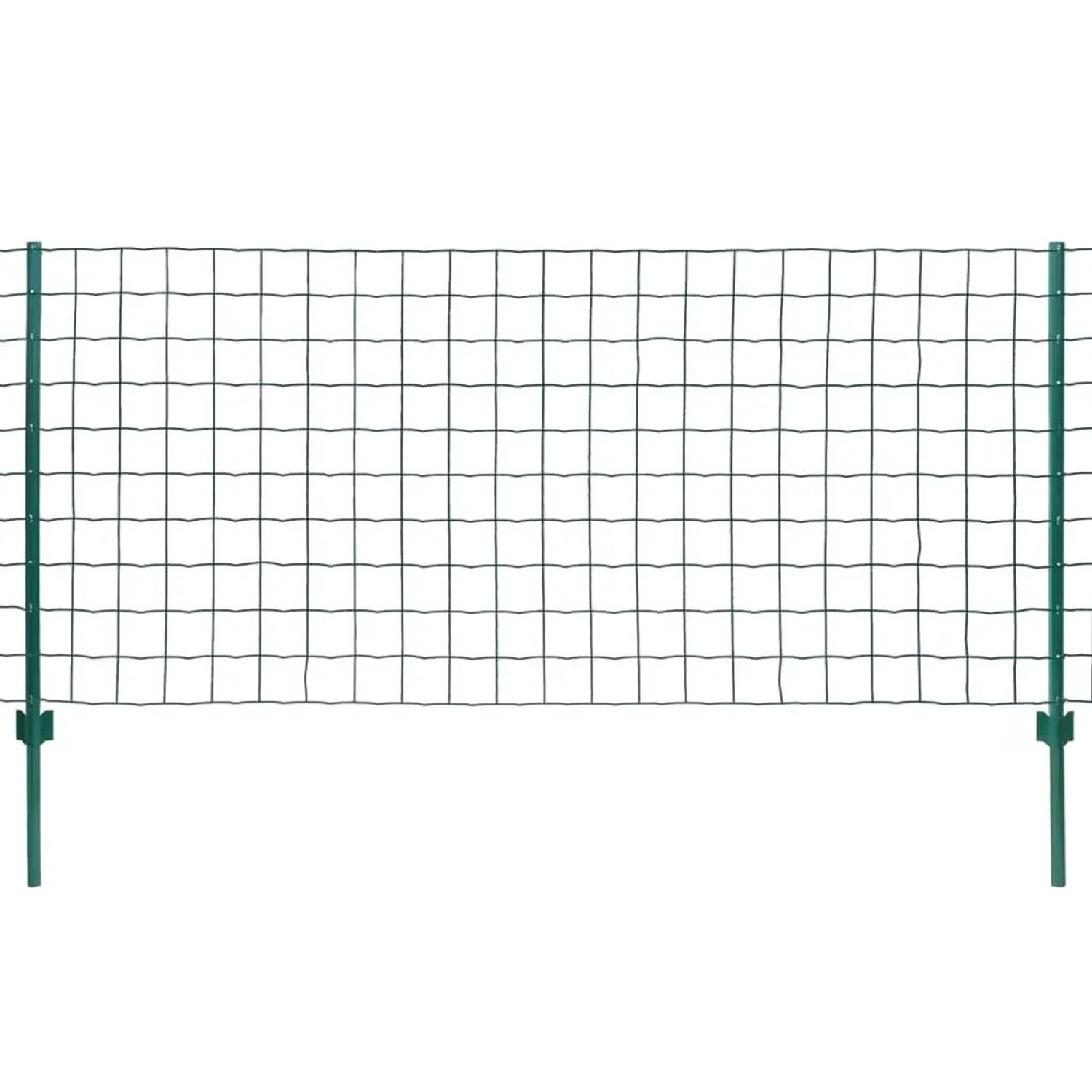 vidaXL Metallzaun Stahl 20 x 1,5 m Grün 142817 günstig online kaufen