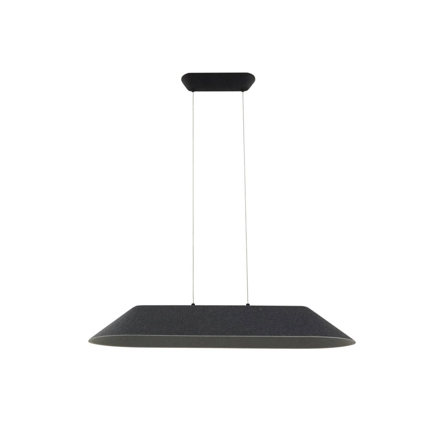 Lucande LED Naelle 10031272 Dimmbar Modern in Schwarz aus Textil 1-flammig günstig online kaufen
