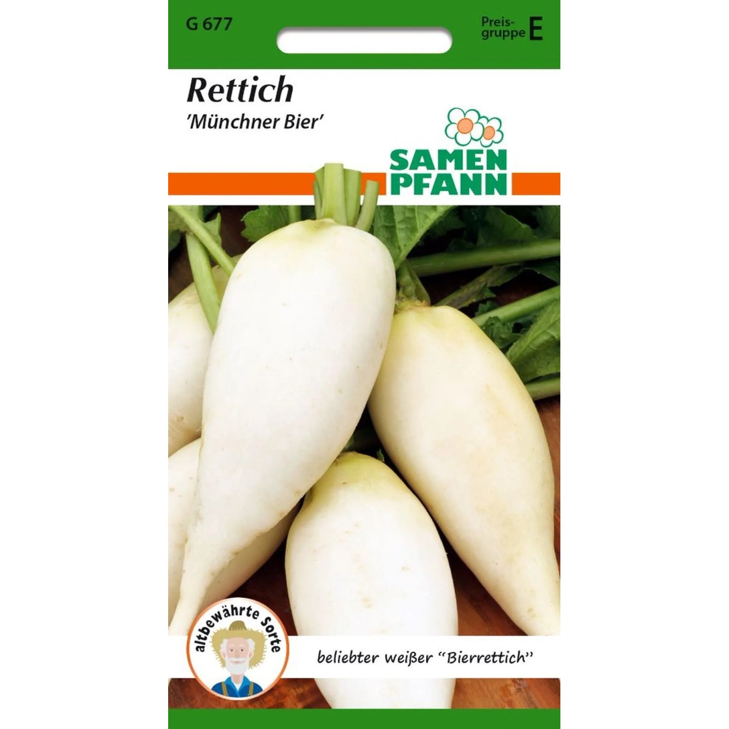 SAMEN PFANN Rettich Münchner Bier