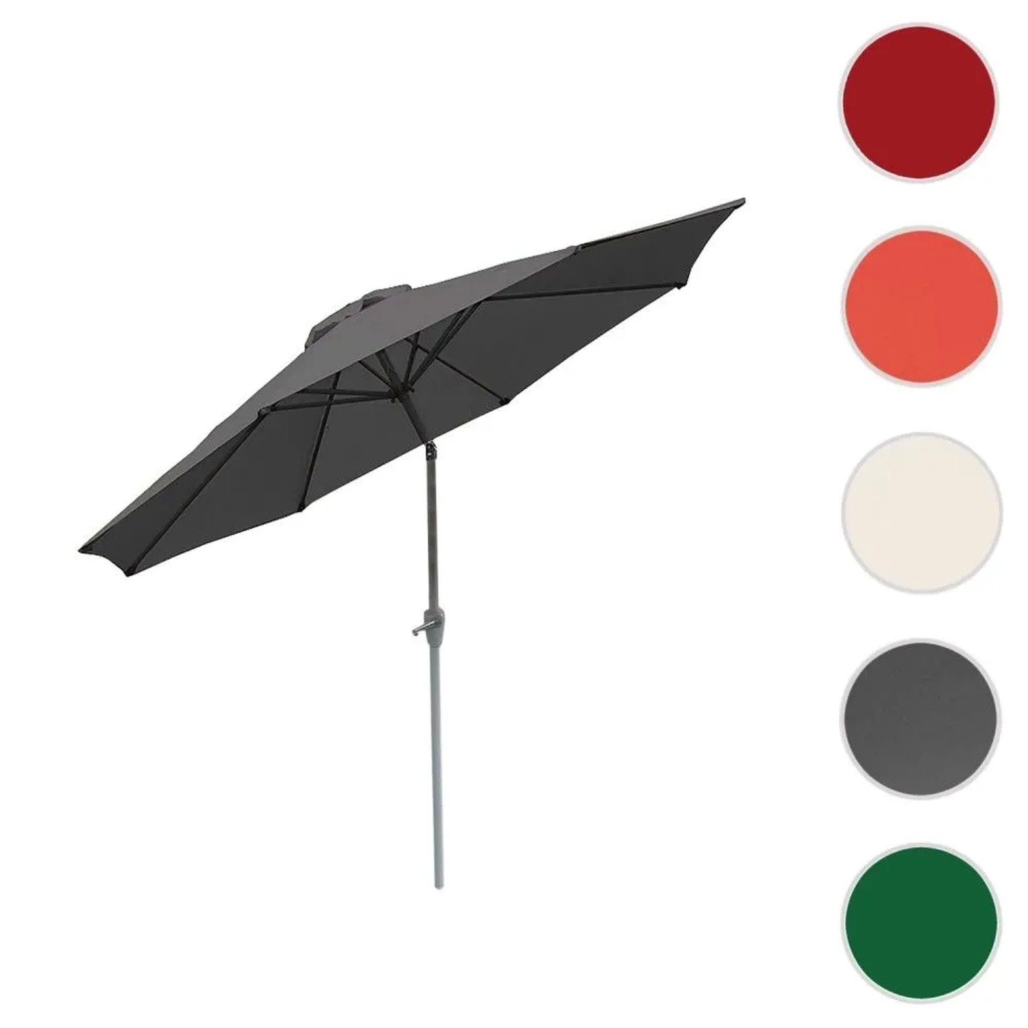MCW Sonnenschirm Asti  Ø 3m Neigbar Anthrazit_4