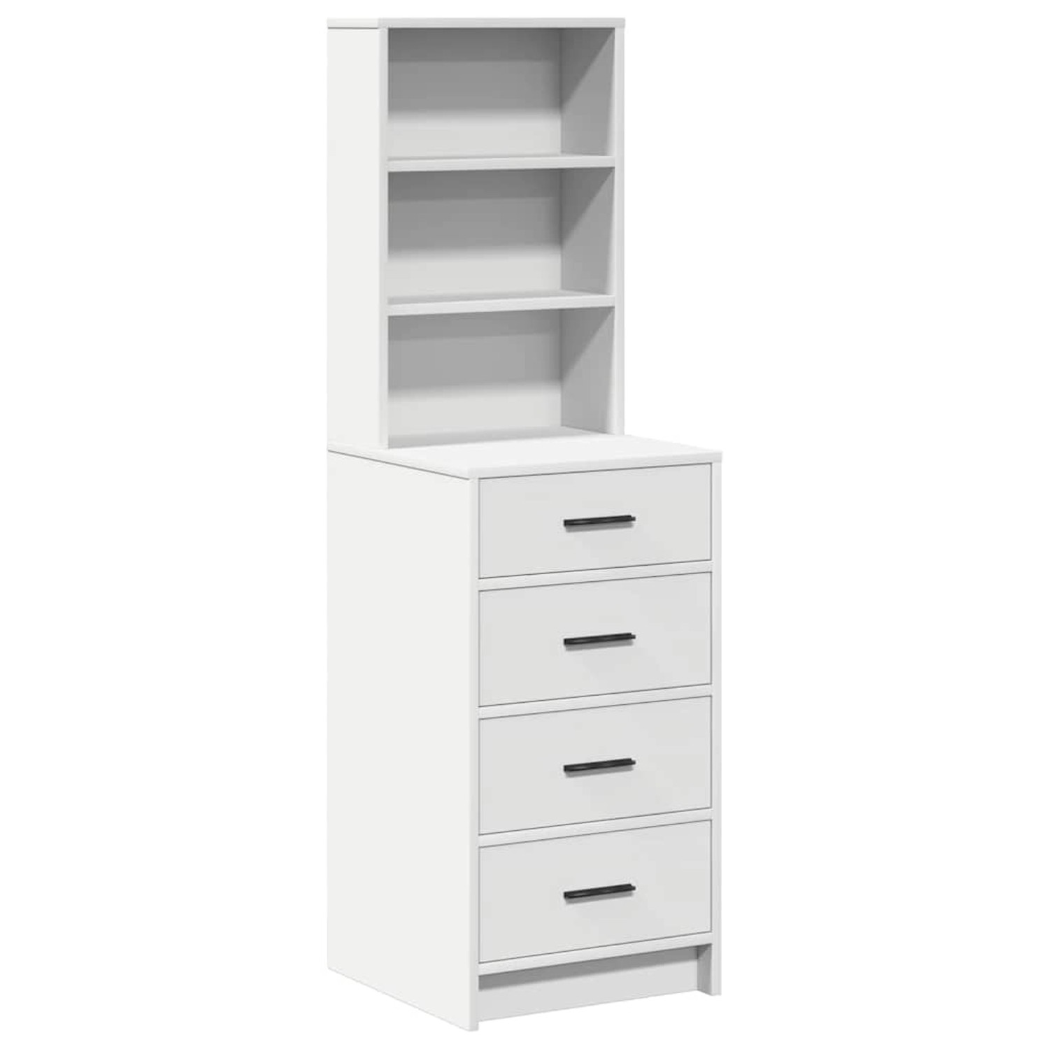 vidaXL Highboard mit Schubladen Weiß 40 x 41 x 135 cm Holzwerkstoff 865046 günstig online kaufen