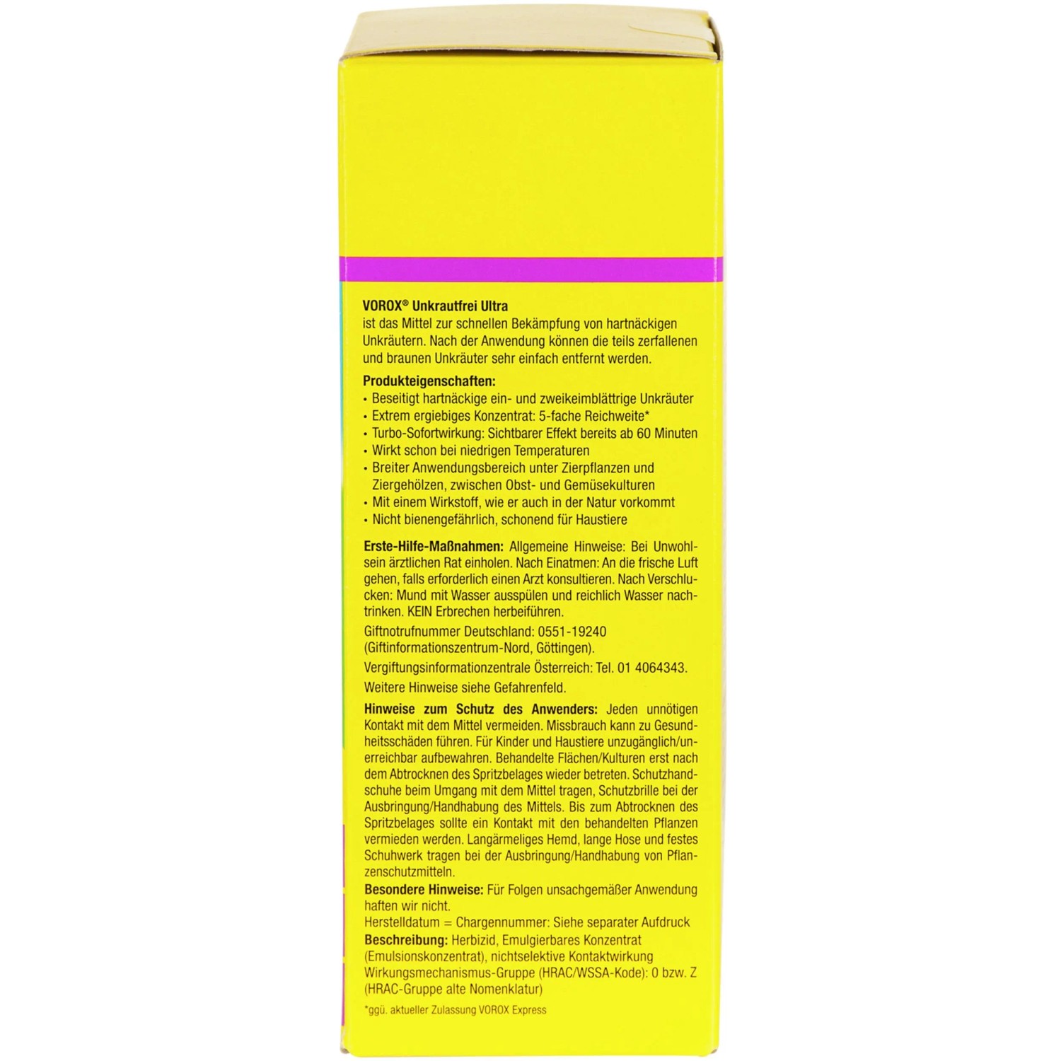 Compo Unkrautvernichter Vorox Unkrautfrei Ultra 450 ml kaufen bei OBI