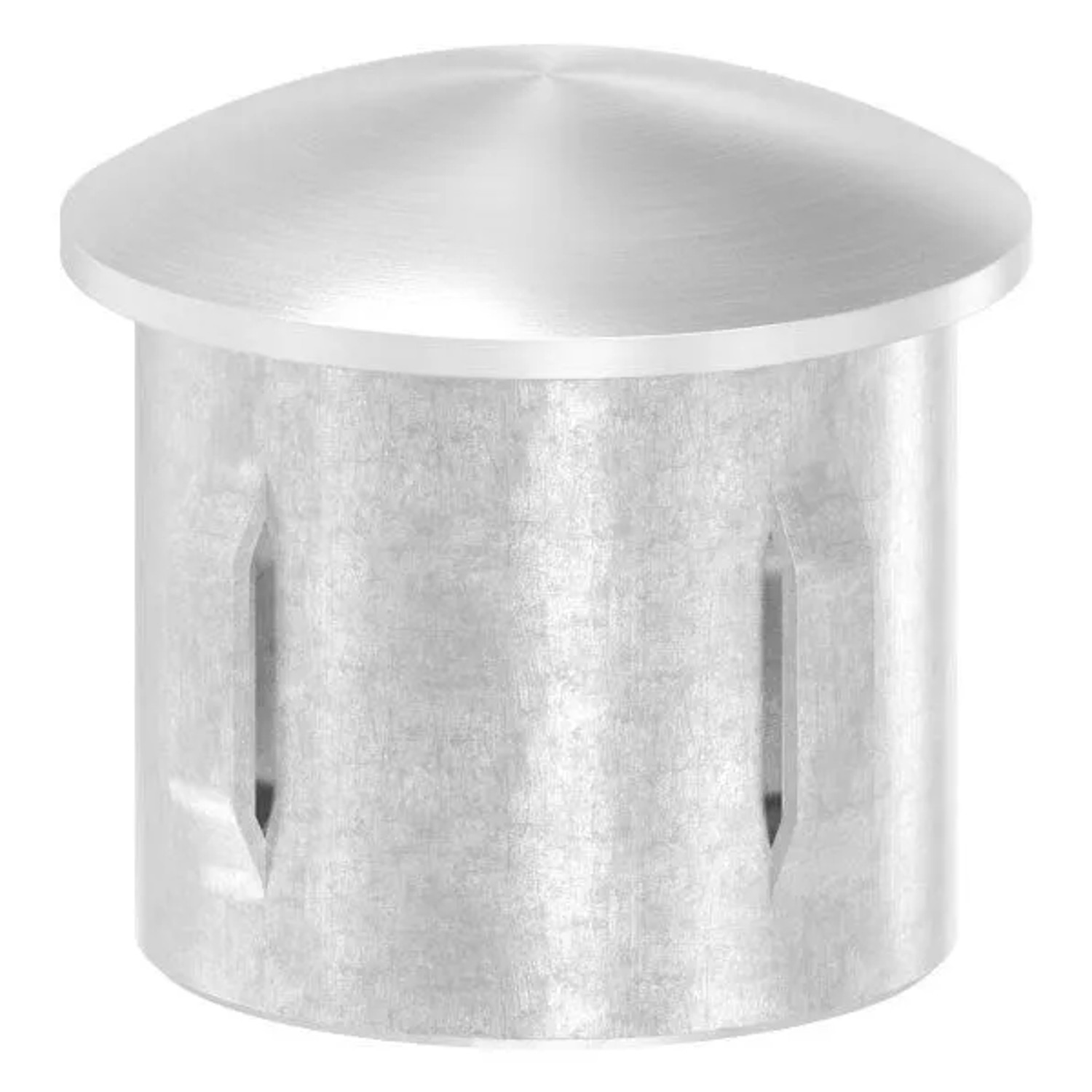 FeNau Einsteckkappe V4A Edelstahl Für Rohr Ø 33,7 mm Wand 2,0-2,5 mm Gewölbt