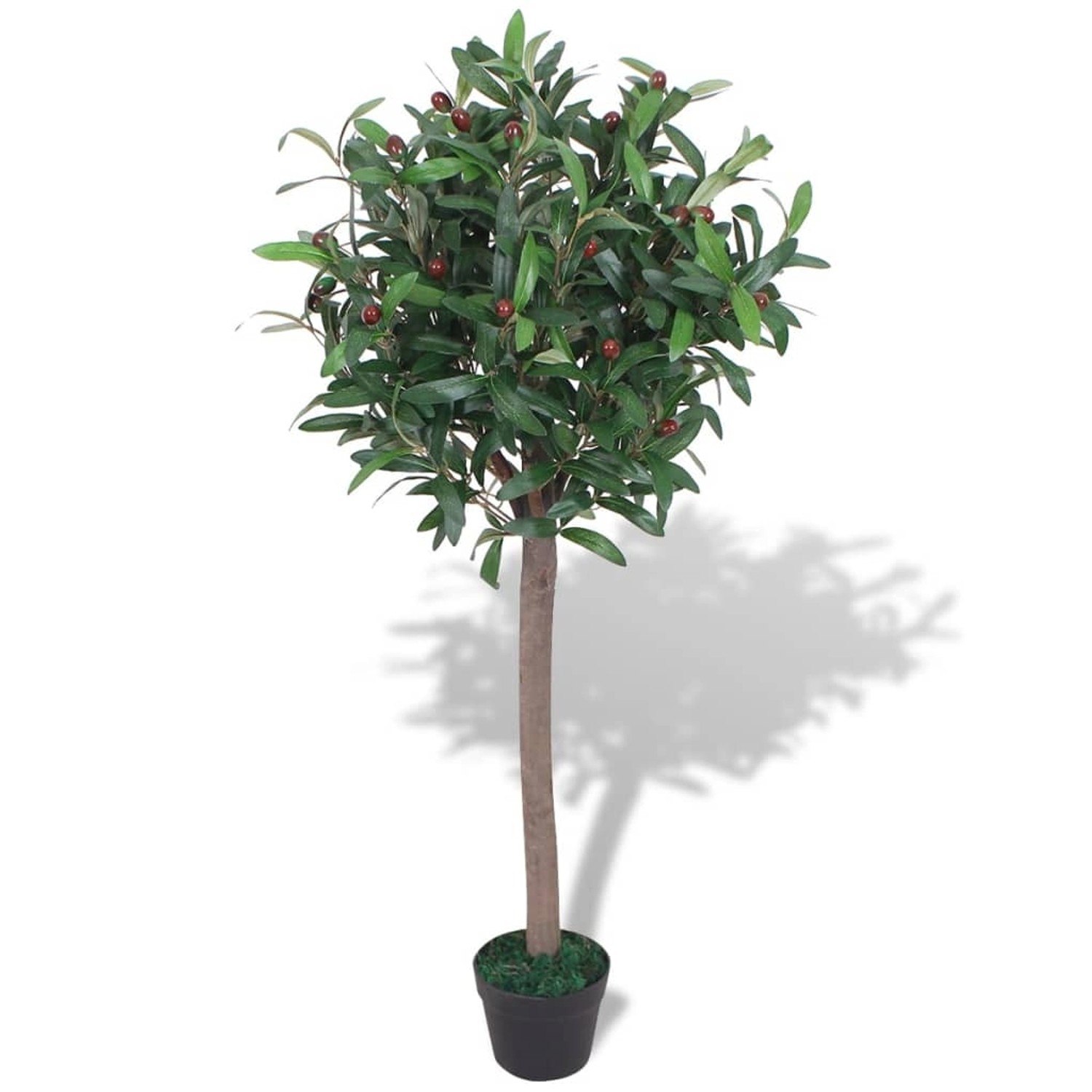 furnicato Künstlicher Lorbeerbaum mit Topf 120 cm Grün günstig online kaufen