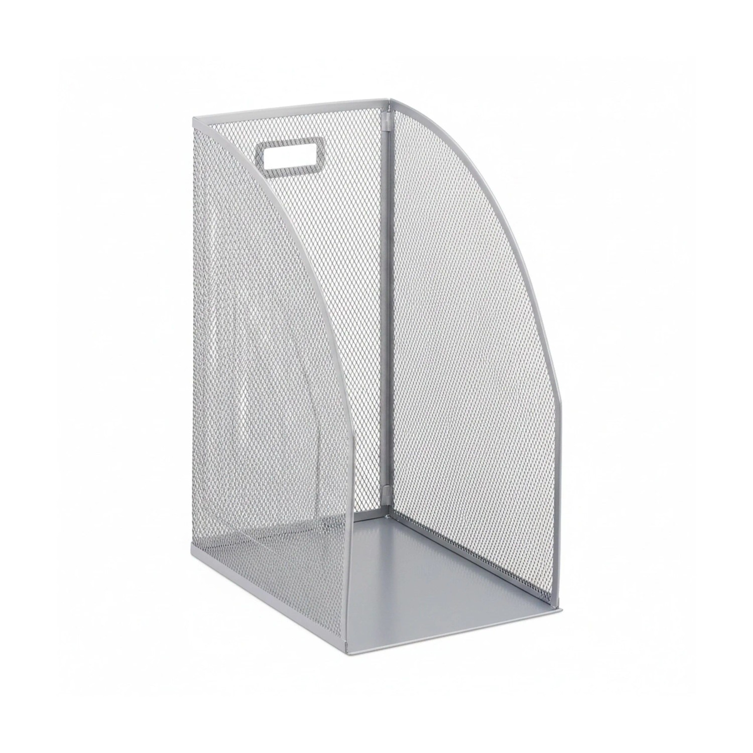 Relaxdays Stehsammler Stahl Silber Mit Steckfach 32 cm x 16 cm x 24,5 cm 0,5 kg