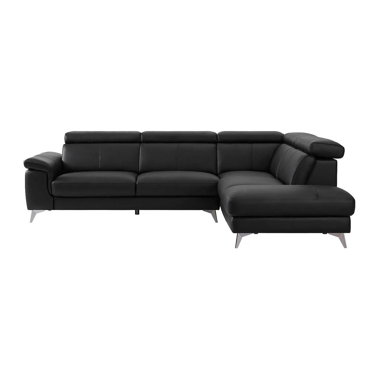 Vente-unique Sofa Ohne Schlafmöglichkeit Maramba Schwarz 288 cm