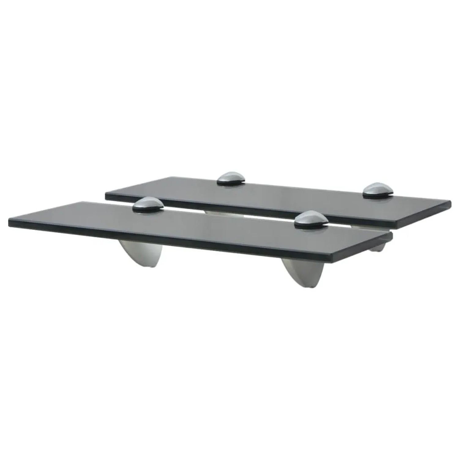 vidaXL Schweberegale 2 Stk Glas 30x10 cm 8 mm 3051502