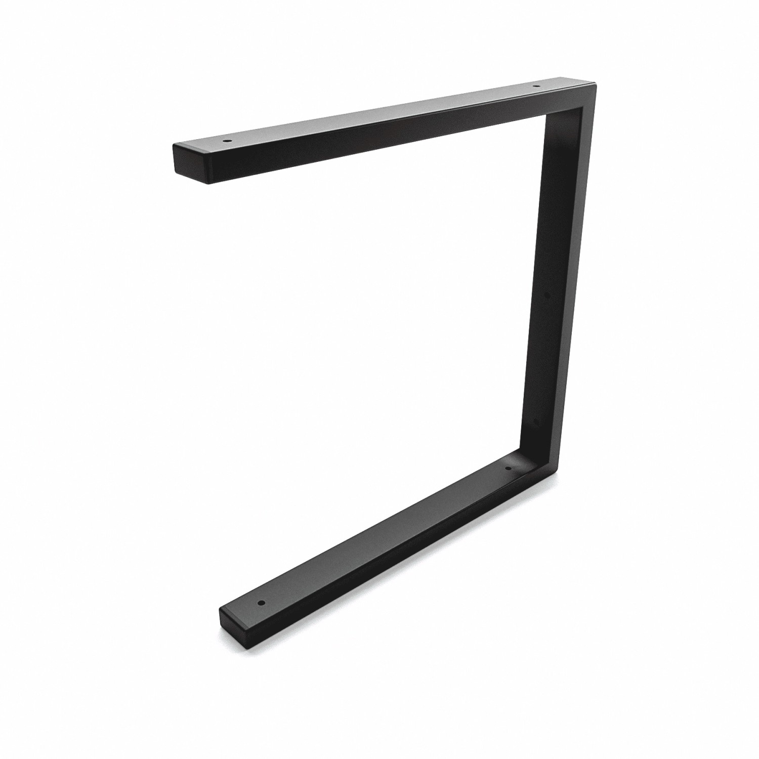 HEVVA Waschtischhalterung LAHN 40 cm Tief 1 Halter Schwarz günstig online kaufen