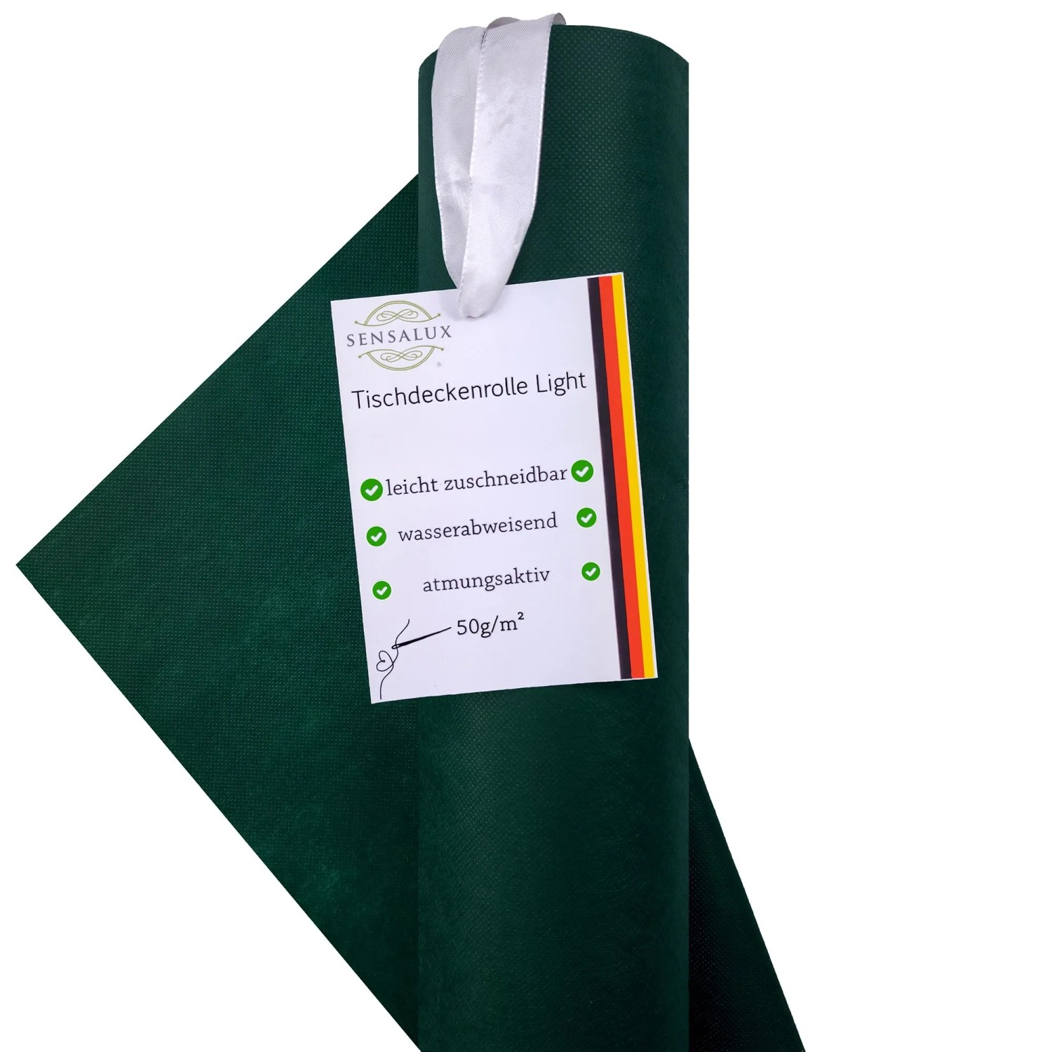 Sensalux Tischdeckenrolle Light 1,10 m x 25 m Grün