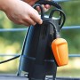 Schmutzwasserpumpe B-TPS 9000, 400 W, mit Schwimmerschalter und Tragegriff.