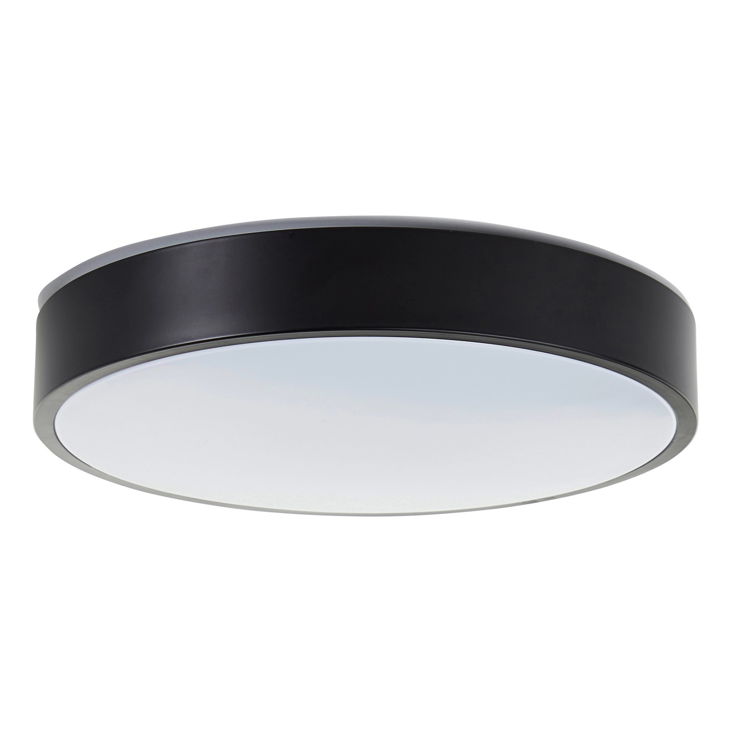 Brilliant Smarte LED-Deckenleuchte Vadin Schwarz/Weiß Ø 33 cm