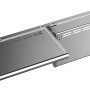 Weber SmokeFire EX6 Fronttisch aus Edelstahl, hochklappbar für mehr Arbeitsfläche beim Grillen.