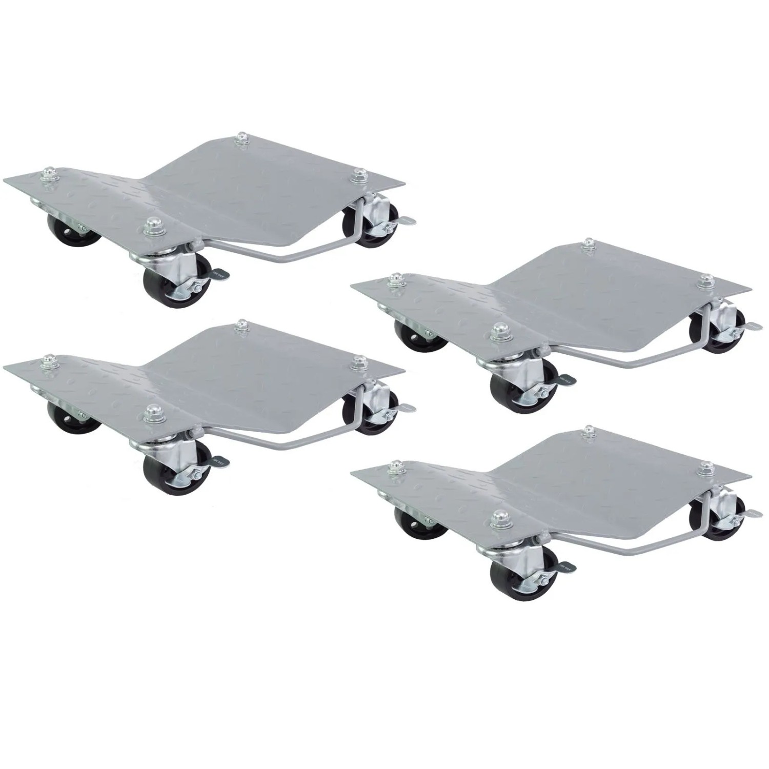 TRUTZHOLM Rangierhilfe Für PKW 4 Stück Jeweils 680 kg Rangierroller 360 Grad Drehbar