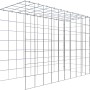 Gabiona Anbaukorb Typ 4, 70x100x40cm, Maschenweite 10x10cm, Drahtgitter für Gabionen.