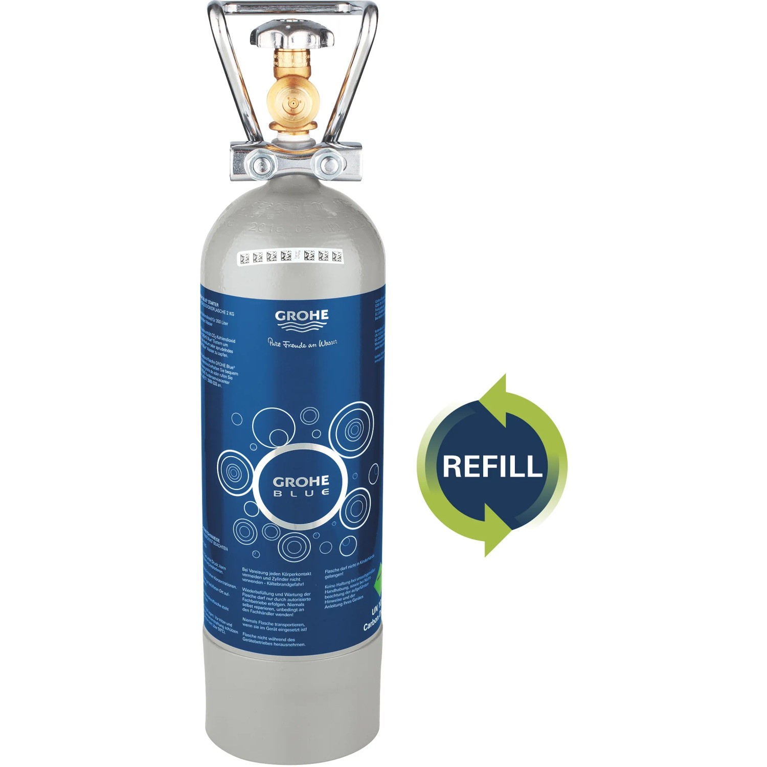 Grohe CO2 Flasche Blue 2 kg Nachfüll-Set kaufen bei OBI