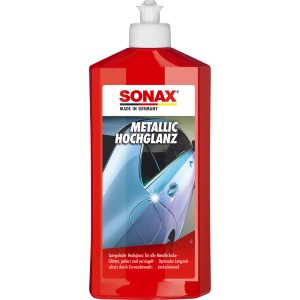 Sonax Metallic Hochglanz Autopolitur 500ml für glänzende Lackpflege.