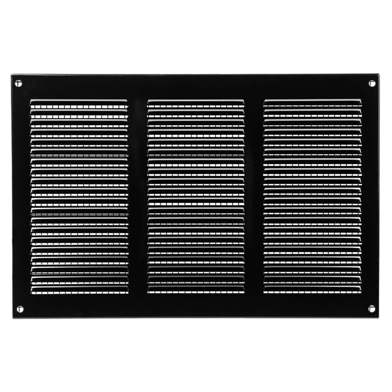 Häusler Lüftungsgitter LG-3020 BL-FG Schwarz 300 x 200 Fliegengitter