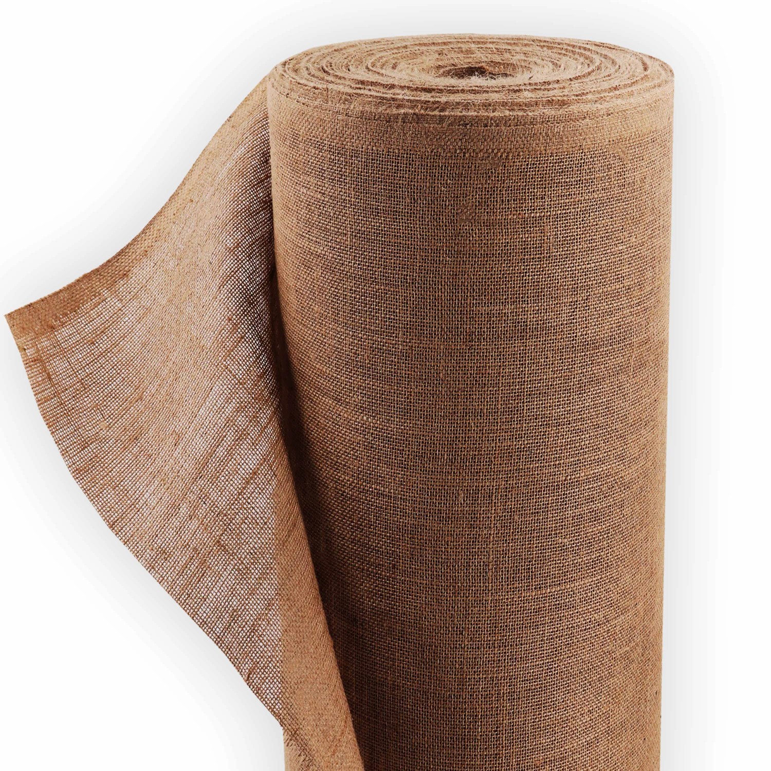 Aquagart 15m x 1m Jutegewebe 305g/m² Jutematte Gartenjute Jute Stoff Sackleinen Juteband