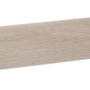 Sockelleiste Eiche Gebürstet Sand, 19x58x2400 mm, MDF-Kunststoff Leiste mit Clip-Fräsung.