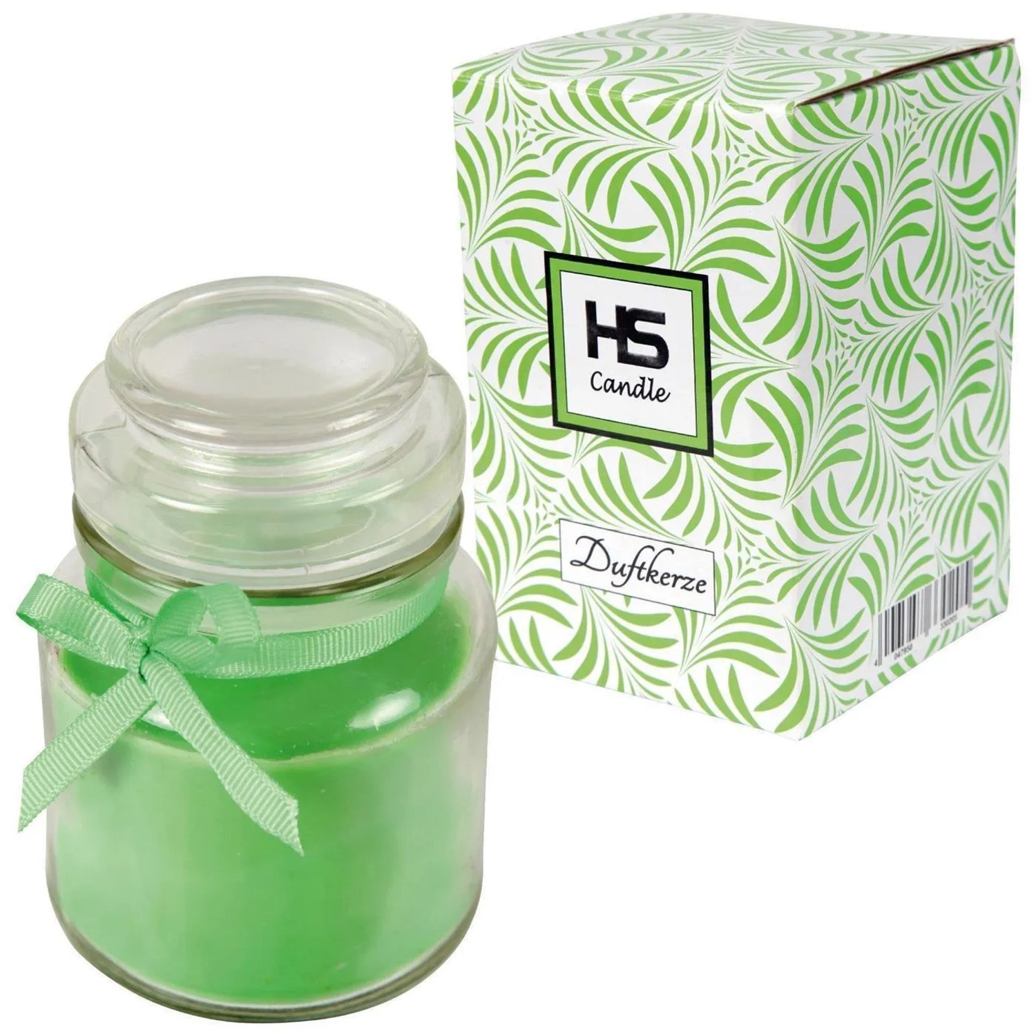 HS Candle Duftkerze Coconut Limes im Bonbonglas (Ø7cm) mit Geschenkverpackung.