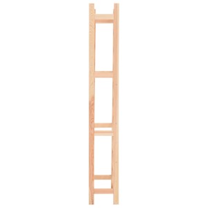 VidaXL Weinregal aus Kiefernholz für 77 Flaschen, unbehandelt.