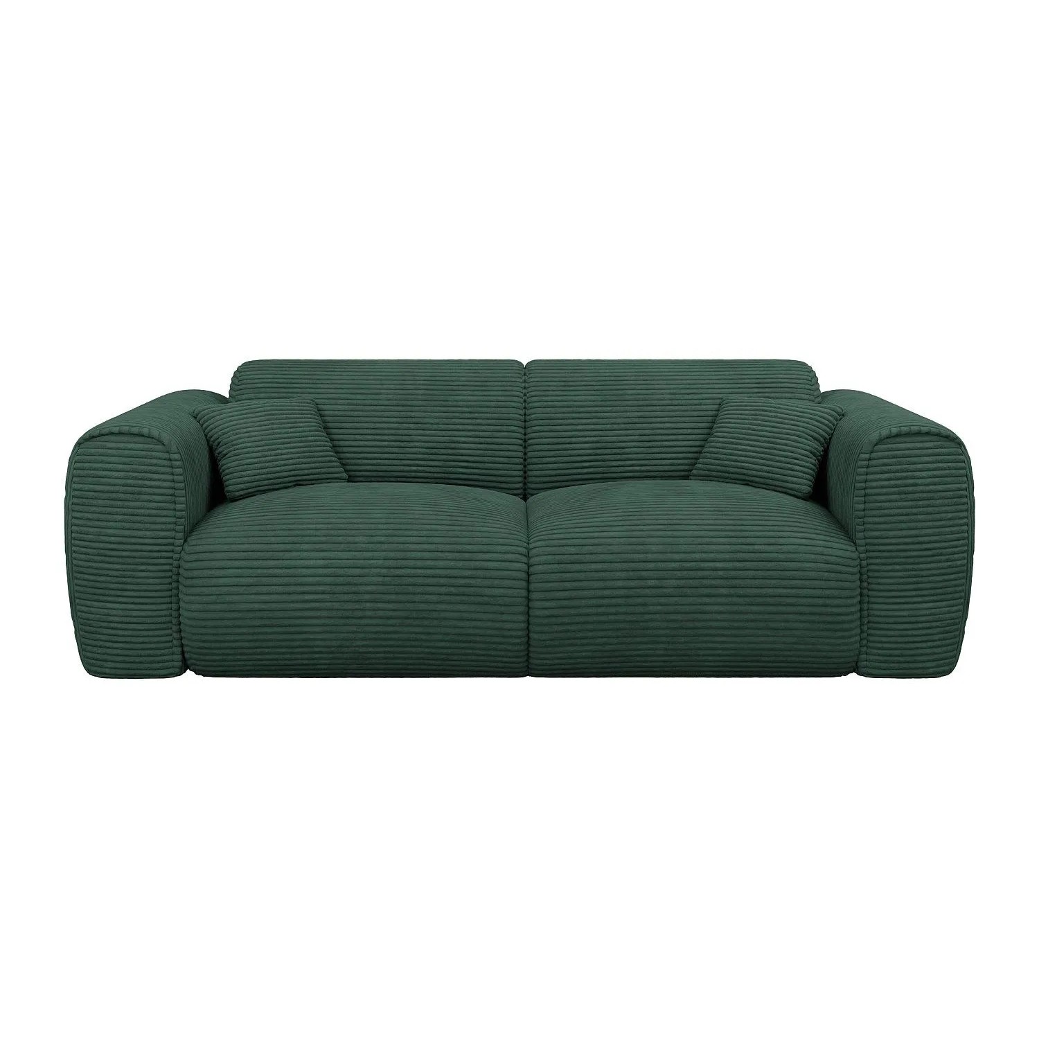 Vente-unique Schlafsofa Pognia Tannengrün 216 cm