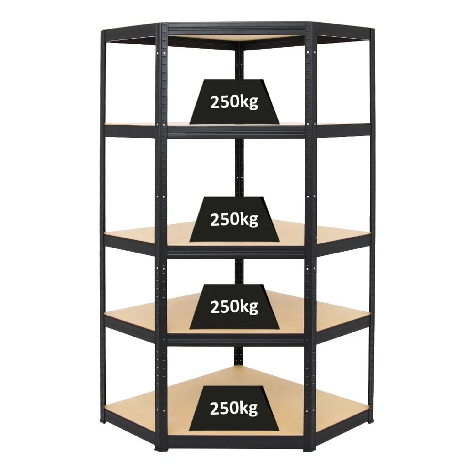 PROREGAL Eckregal Slim Elephant HxBxT 180 x 90 x 45 cm Fachlast 250 kg Schw günstig online kaufen