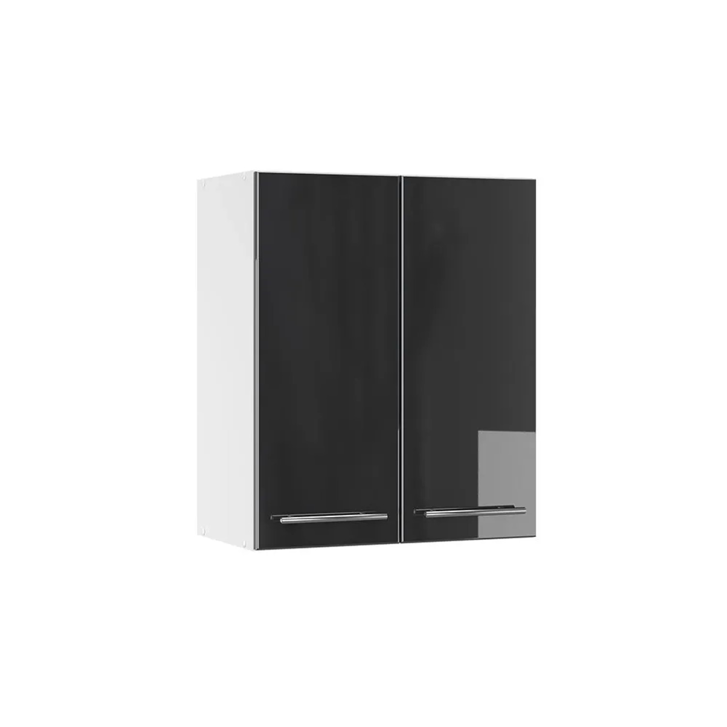Vicco Hängeschrank Fame-Line Hängender Küchenschrank Anthrazit Hochglanz Weiß 60 cm