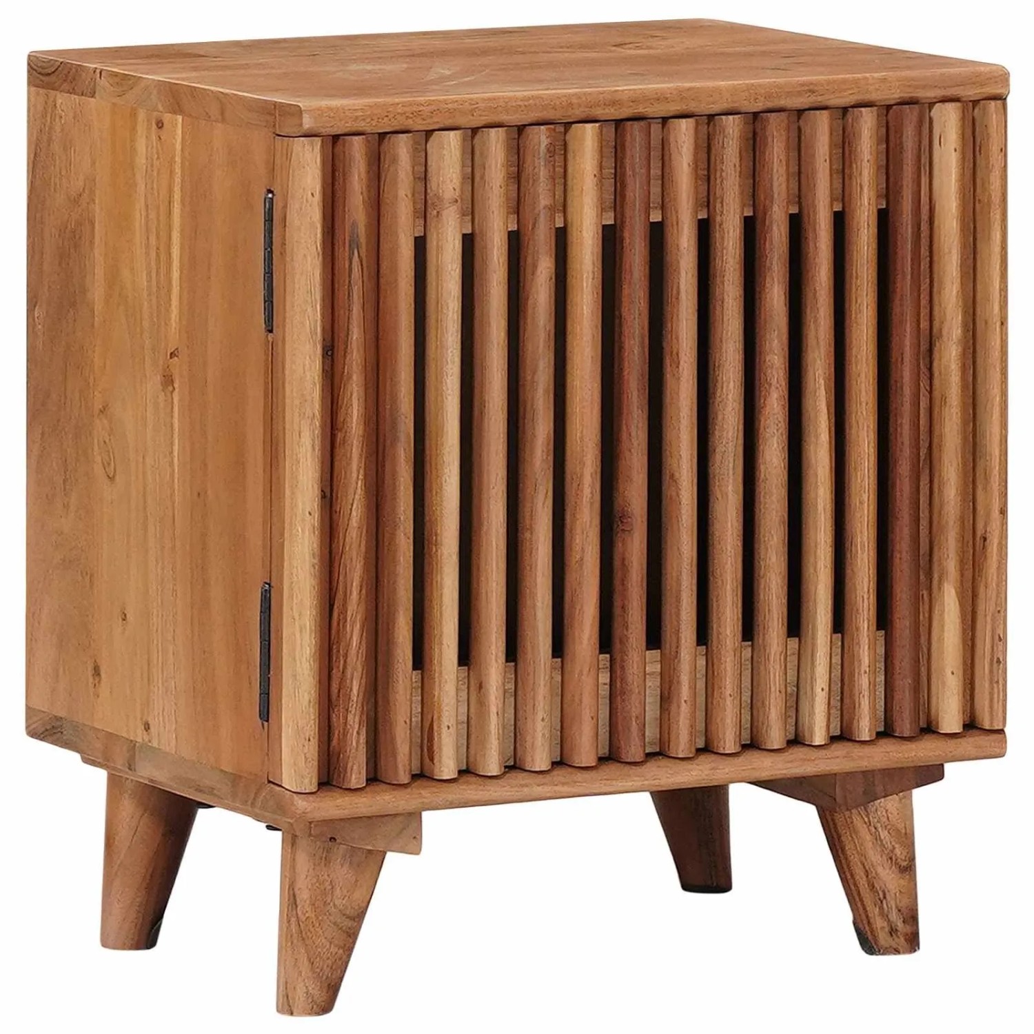 vidaXL Handgefertigter Nachttisch Teakbraun 40 x 30 x 45 cm 42020058