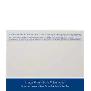 Hörmann ZK Türelement, verkehrsweiß, DIN L, 100x212,5 cm, Stahltür mit Drückergarnitur.