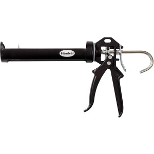 Pattex Metall Kartuschenpistole, schwarz, für handelsübliche Kartuschen. Kleber Zubehör.