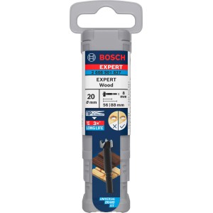 Bosch Forstnerbohrer Expert Wood, 20 mm, in Verpackung. Holzbohrer für präzise Löcher.