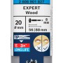 Bosch Forstnerbohrer Expert Wood, 20 mm, in Verpackung. Holzbohrer für präzise Löcher.