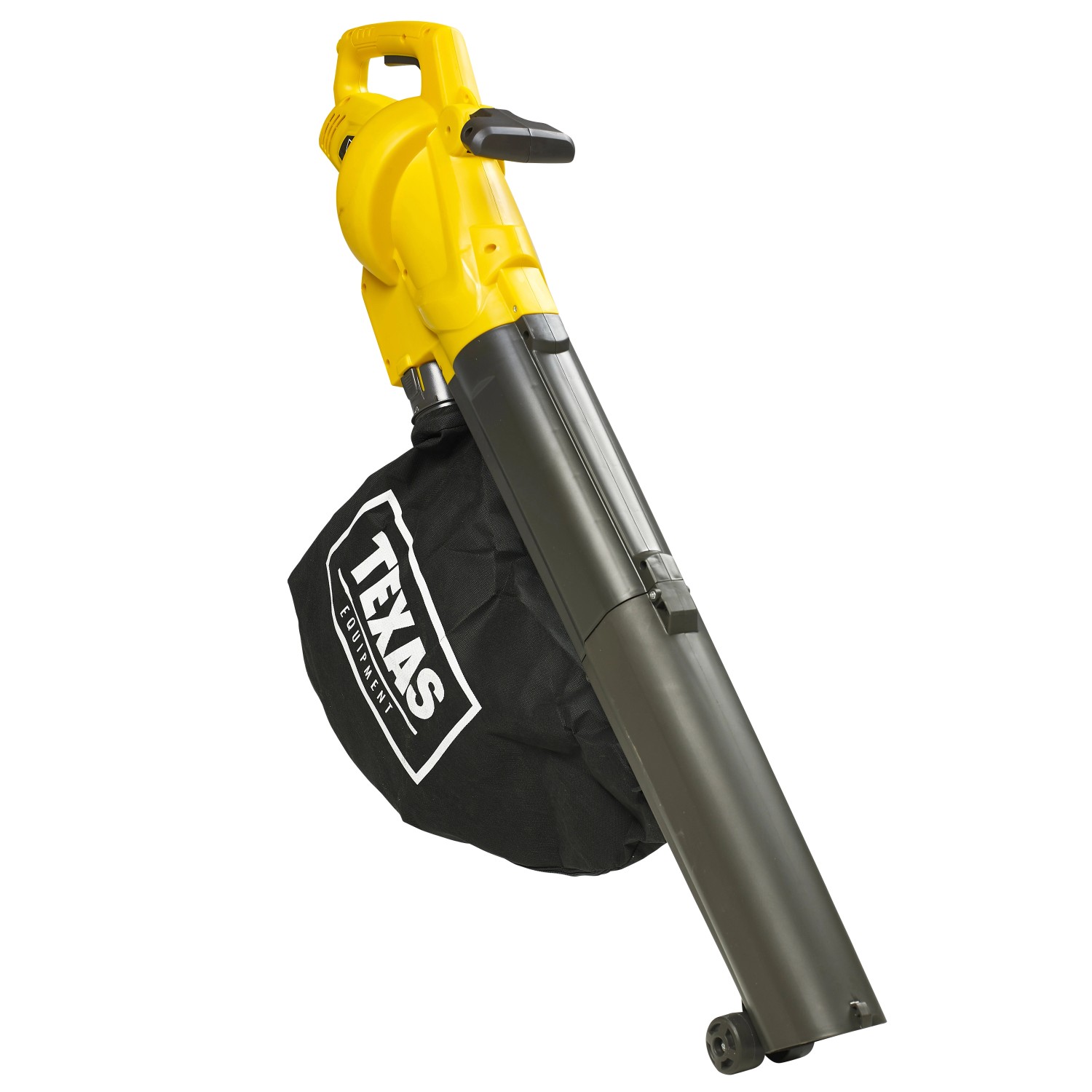 Texas Elektro Laubsauger/Bläser BVA3000 mit Fangsack, gelb/grau.