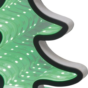 LED-Spiegellicht Tanne Grün, Weihnachtsdeko für stimmungsvolle Beleuchtung im Innenbereich.