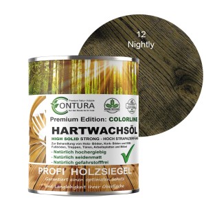 Contura Hartwachsöl Colorline Nightly, 750ml Dose. Holzöl für Parkett, Dielen und Möbel.