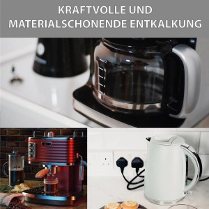 Bestlivings Bio Entkalker für Kaffeemaschine, Wasserkocher und Espressomaschine.