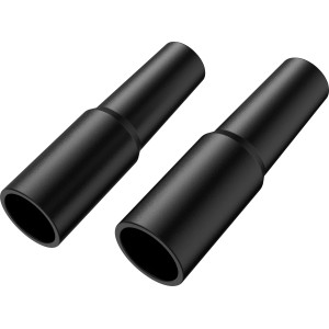 Hama Antennen-Adapter Schutztüllen Set, 2 schwarze Tüllen für F-Stecker, Kabelzubehör.
