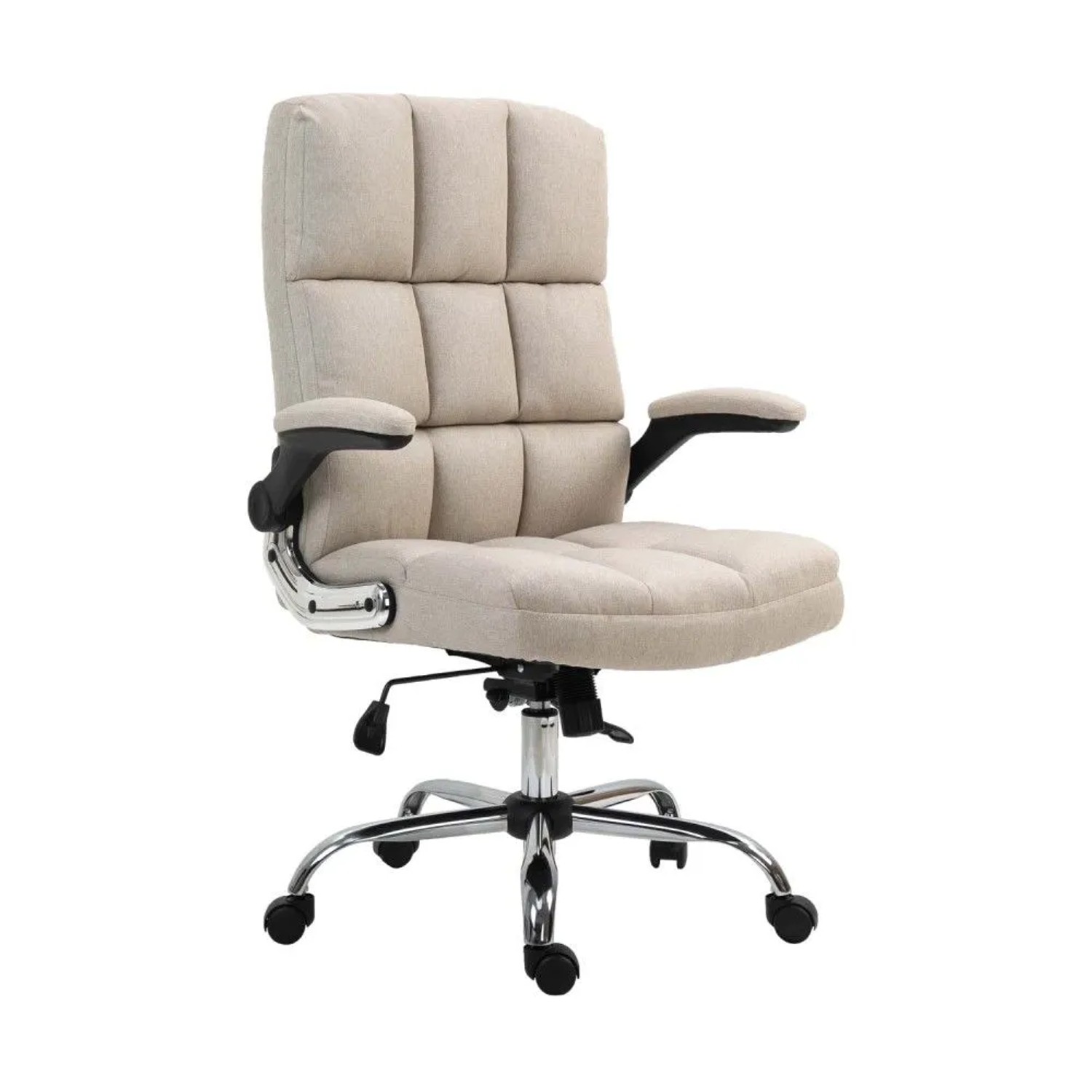 MCW Bürostuhl J21 Stoff/Textil Hellbraun