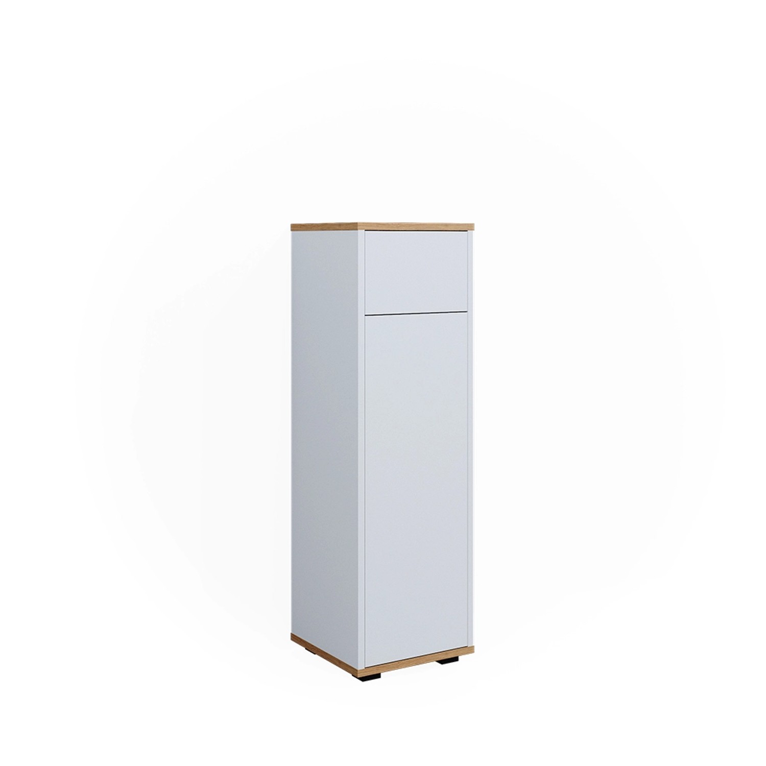 Vicco Midischrank Didi Weiß/Artisan 30 x 97 cm mit Schublade günstig online kaufen
