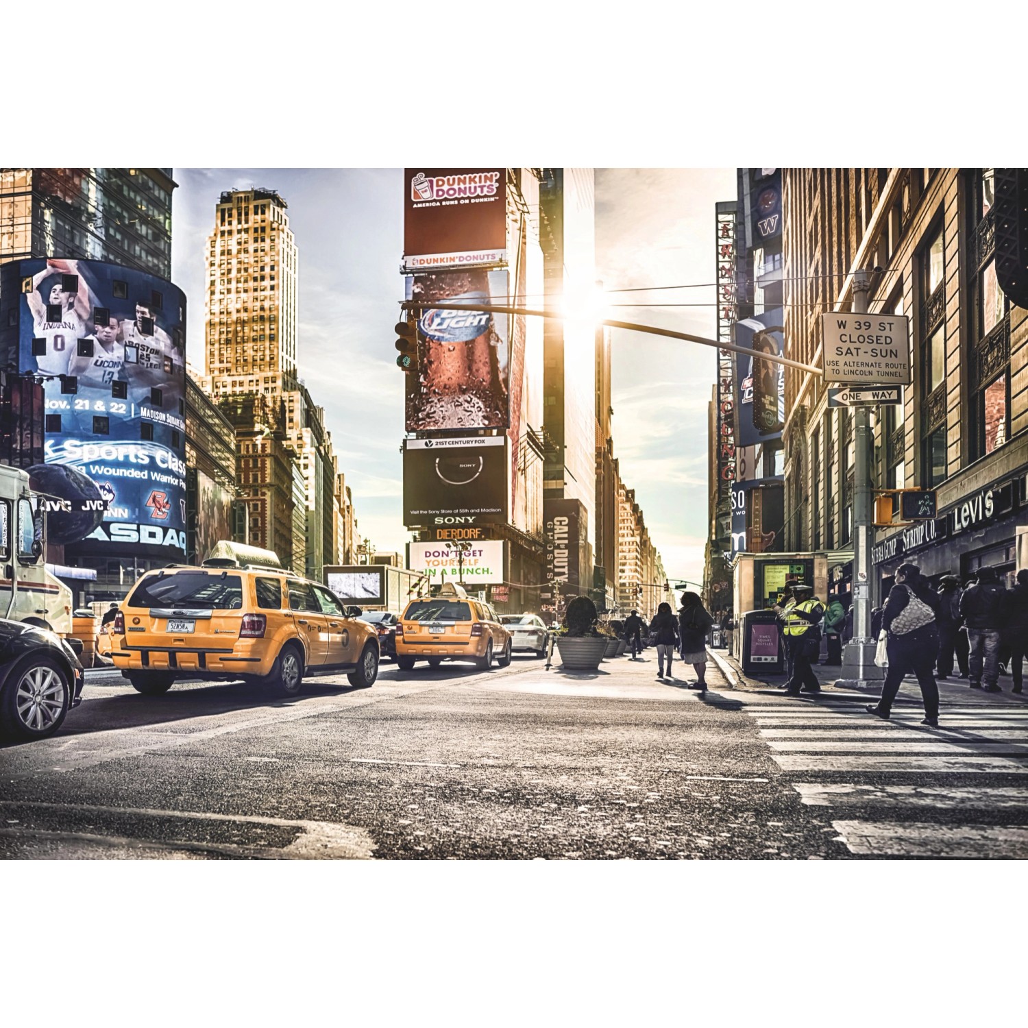 Komar Fototapete Vlies Times Square 368 cm x 248 cm FSC®