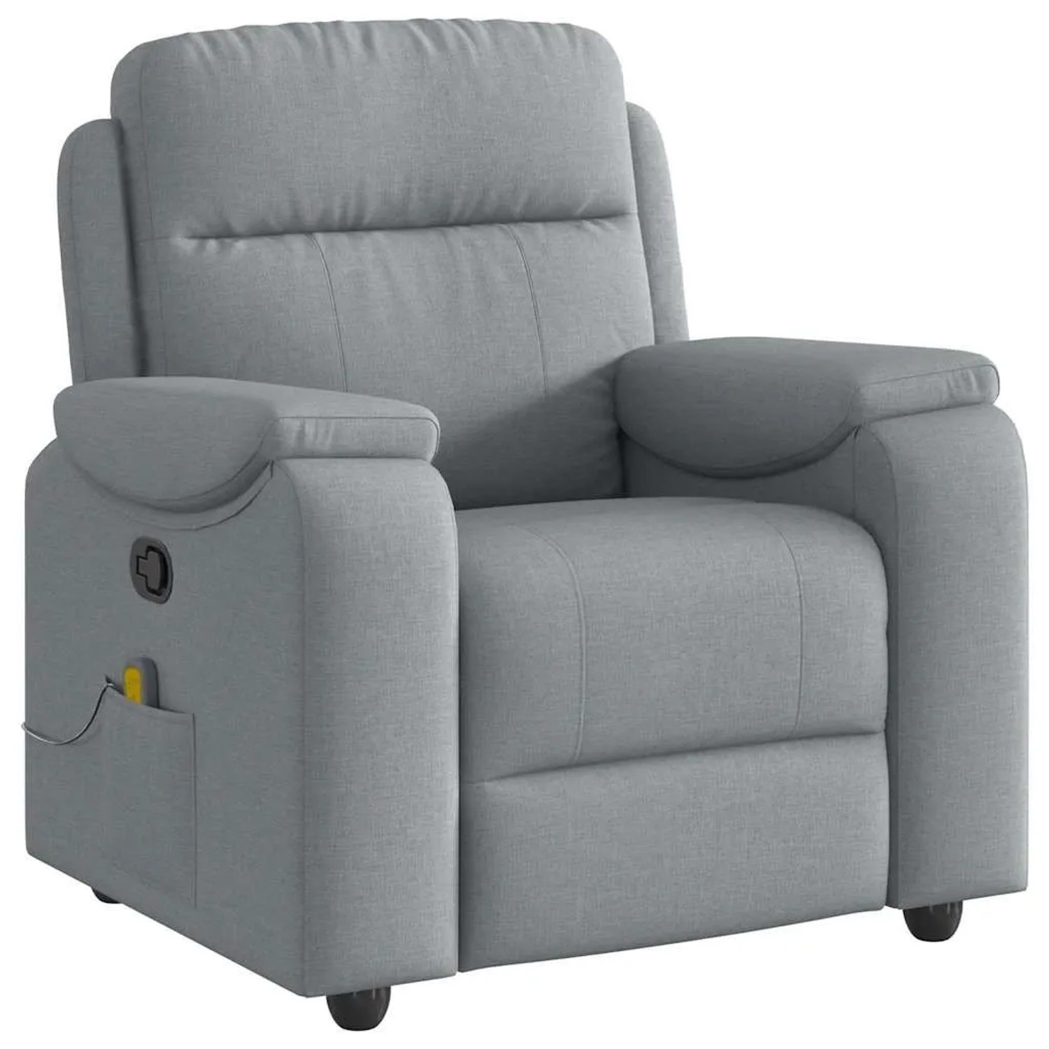 vidaXL Massagesessel Hellgrau Stoff 4015690 günstig online kaufen