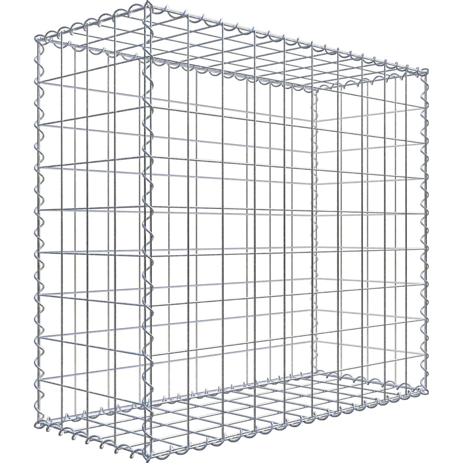 Gabiona Gabione 100 cm x 90 cm x 40 cm mit Maschenweite 10 cm x 10 cm