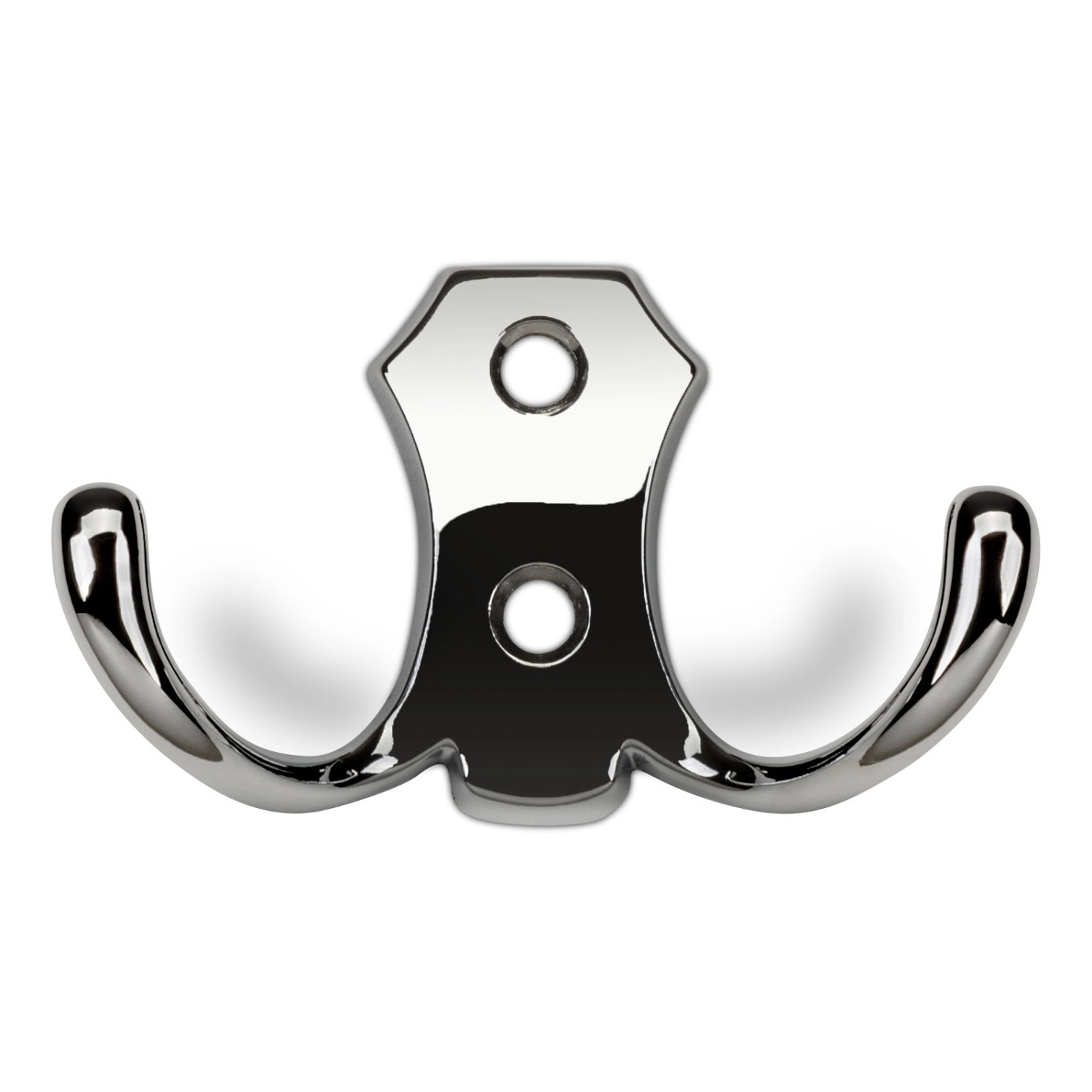 SOTECH Garderobenhaken LENA 2 Fach Kurz Chrom Poliert