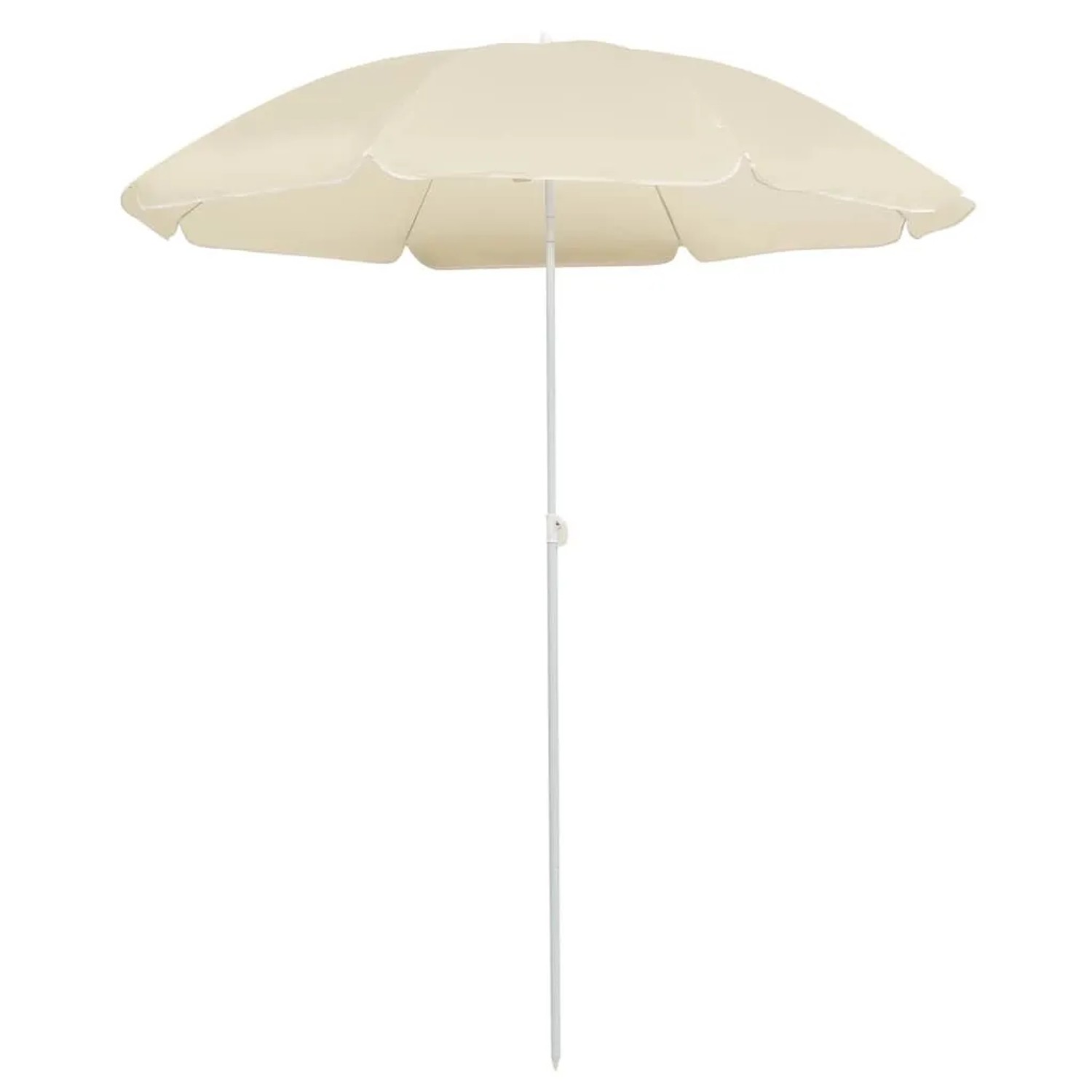 vidaXL Sonnenschirm mit Stahlmast Sandfarbe 180 cm 315537 günstig online kaufen